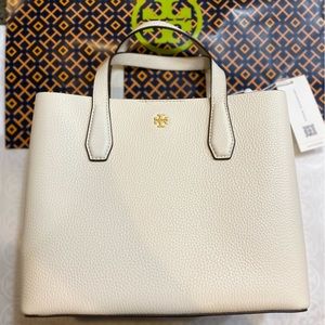 NWT! Tory Burch Blake Small Tote New Ivory
